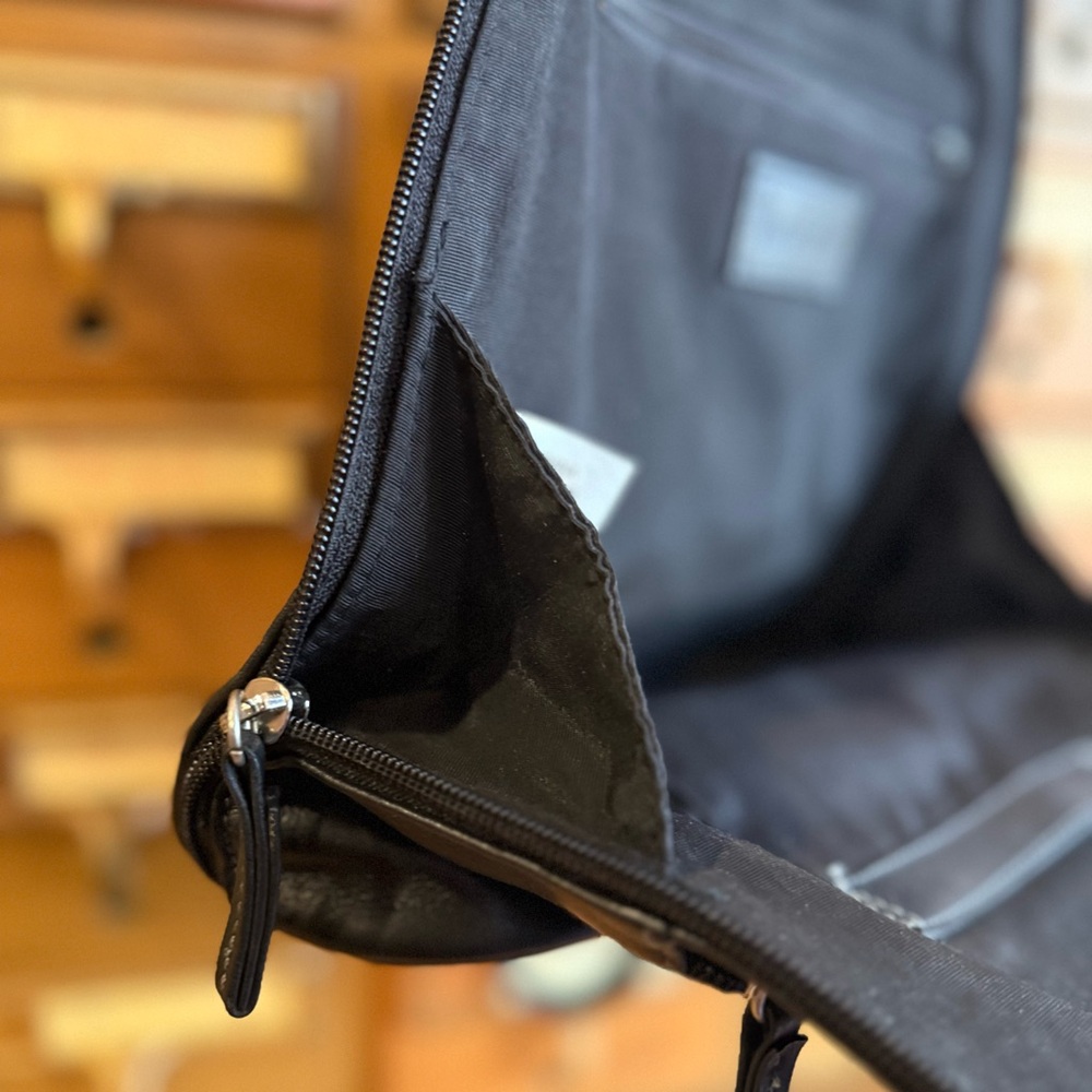 Tignanello Black Leather Backpack - Picture 13 of 16